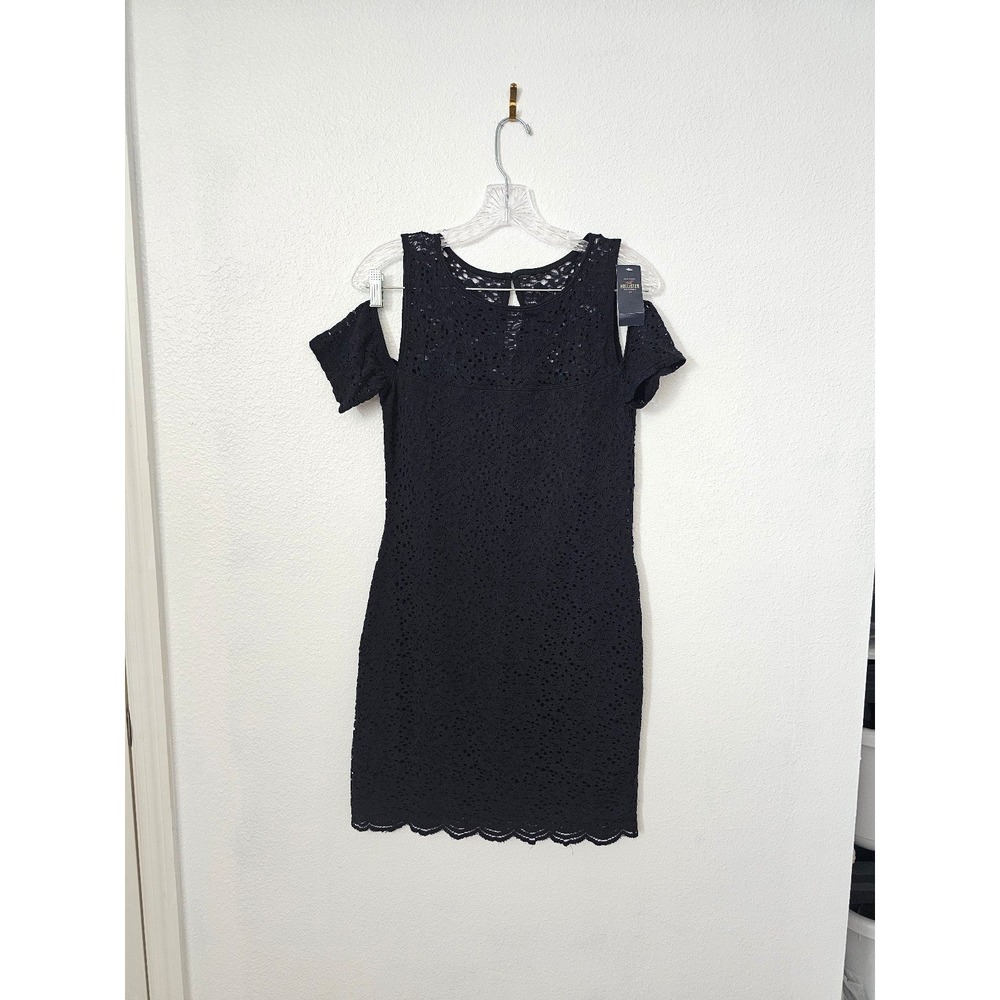 New! Hollister‎ Black Lace Dress Women's Size Medium